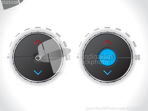 Image of Climate control with and without lcd