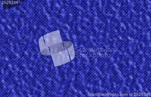 Image of a pattern of blue color mosaic background