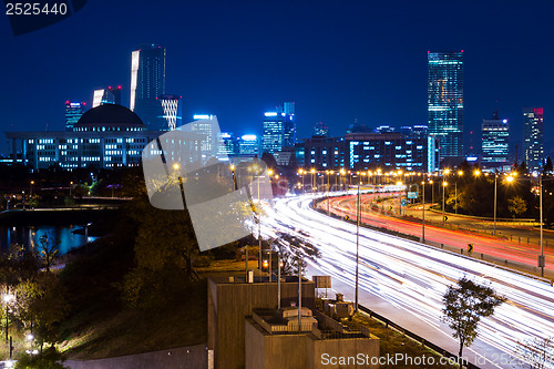 Image of Seoul city at night