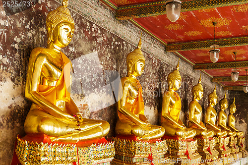Image of Golden buddha in temple