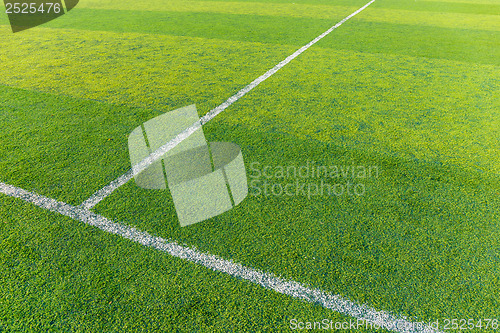 Image of Green turf for football
