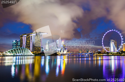 Image of Singapore at night