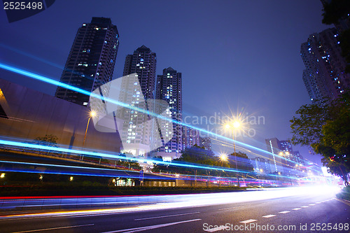 Image of Highway road at night