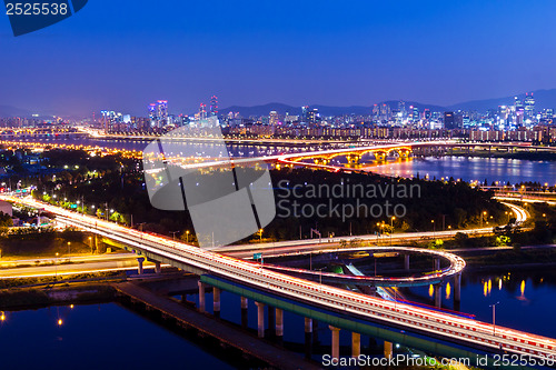 Image of Highway in Seoul city