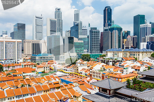 Image of Singapore city skyline