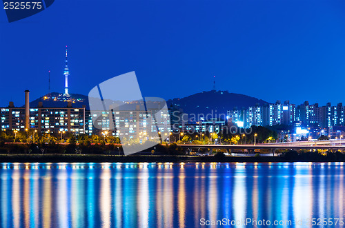 Image of Seoul at night