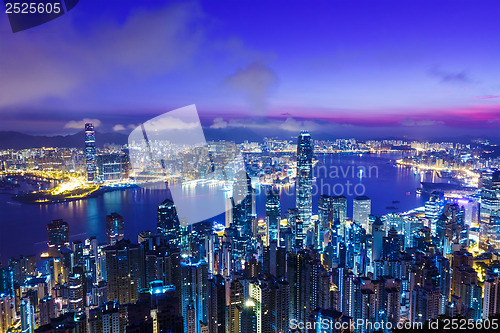 Image of Hong Kong skyline from the peak