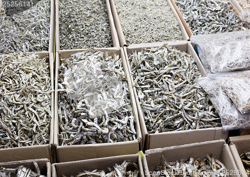 Image of Dried assorted anchovy fish