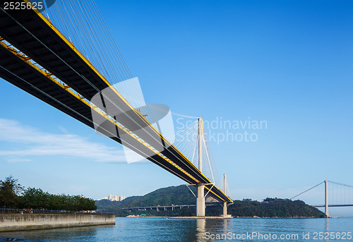 Image of Suspension bridge in Hong Kong