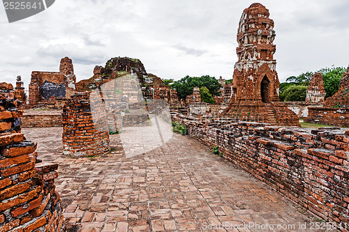 Image of Historical architecture in Ayutthaya, Thailand