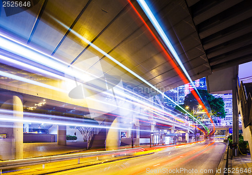 Image of Busy traffic in tunnel