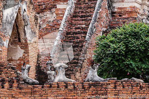 Image of Broken buddha at Ayuttaya, Thailand