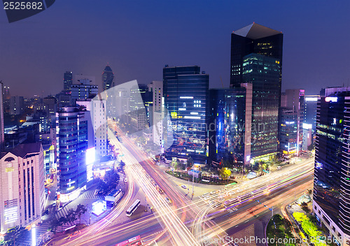 Image of Gangnam District in Seoul city