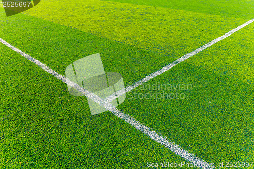 Image of Green turf for sport arena