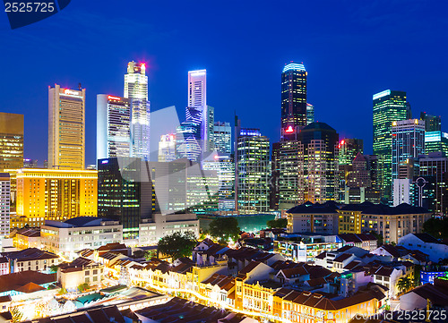 Image of Singapore at night