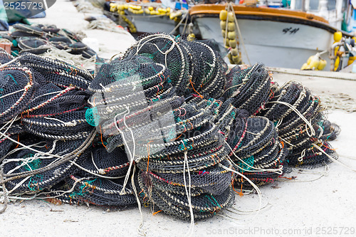 Image of Seafood net traps