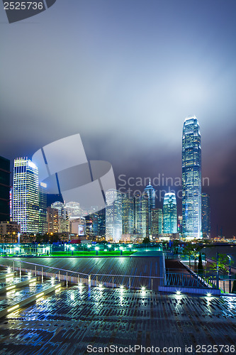 Image of Hong Kong city at night