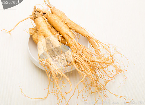 Image of Ginseng stick on white market