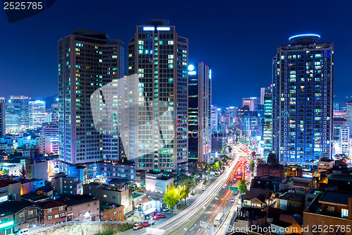 Image of Seoul city at night