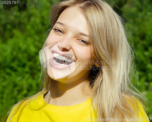 Image of laughing woman