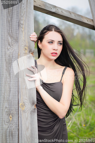 Image of Pensive young woman