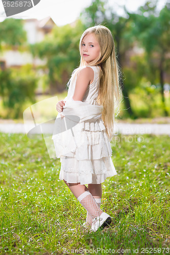 Image of Little blond girl