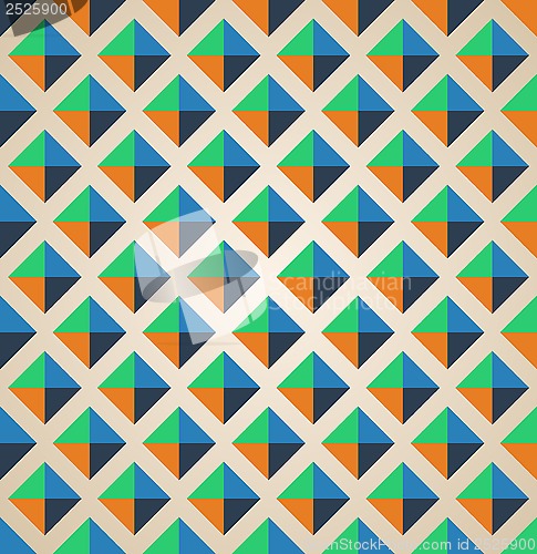 Image of Seamless geometric pattern with rhombus