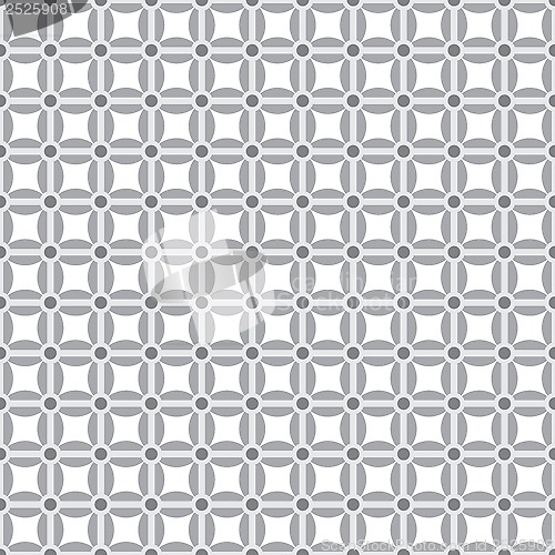 Image of Gray pattern set with various shapes