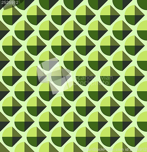 Image of Seamless geometric pattern with colorful shapes