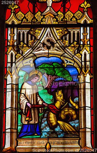 Image of Stained glass in Bayeux