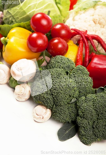 Image of Collection of fresh vegetables