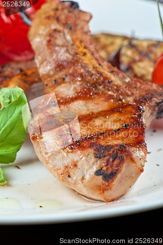Image of meat with vegetable