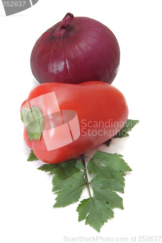 Image of Pepper, onion and celery