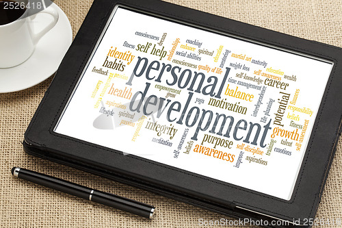 Image of personal development word cloud