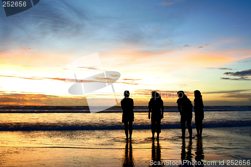 Image of Girls at the beach