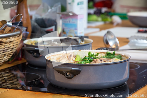 Image of Soup in the saucepan