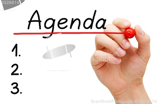 Image of Agenda Concept