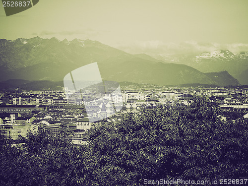 Image of Vintage sepia Turin, Italy
