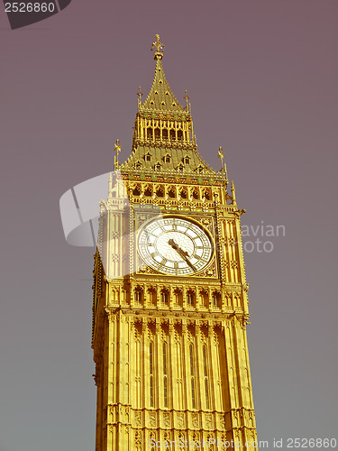 Image of Retro looking Big Ben