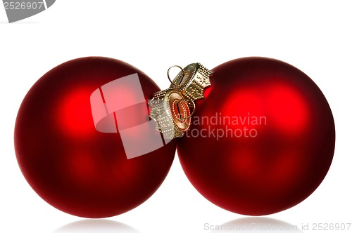 Image of Red baubles