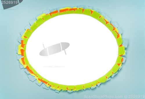 Image of Hole in paper