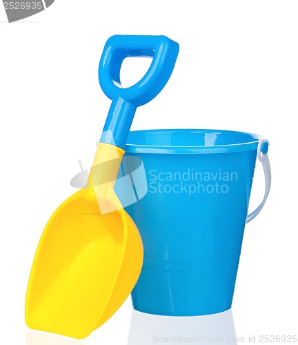 Image of Toy bucket and spade