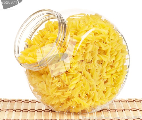 Image of Pasta in glass pot