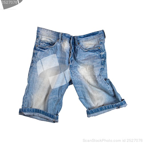 Image of blue jeans shorts