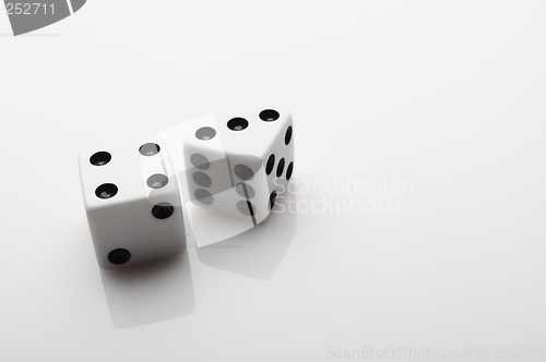 Image of White dices