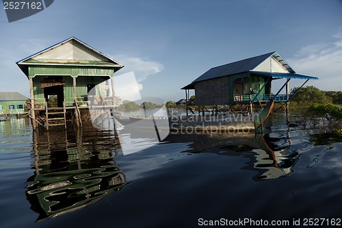 Image of Wooden stilt houses