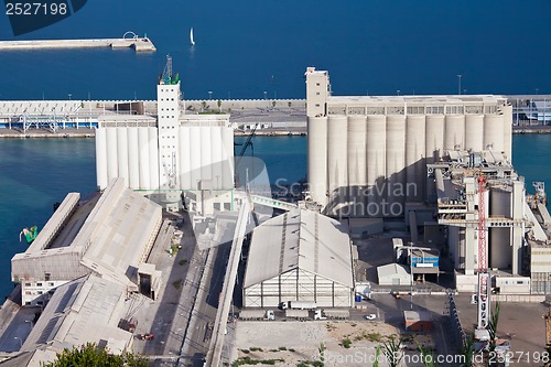 Image of Barcelona port