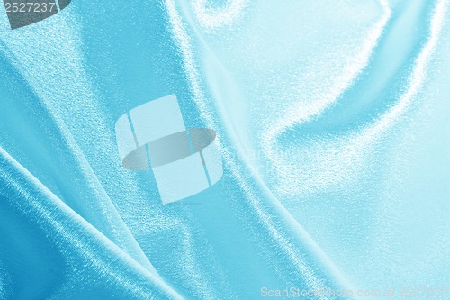 Image of Blue silk