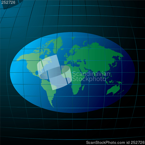 Image of flat earth