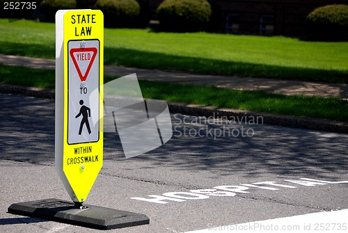 Image of Pedestrian Yield Sign